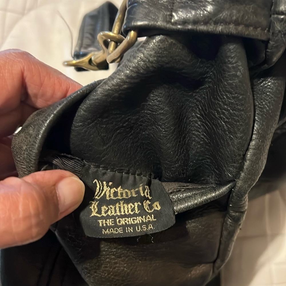 1980s genuine leather bag